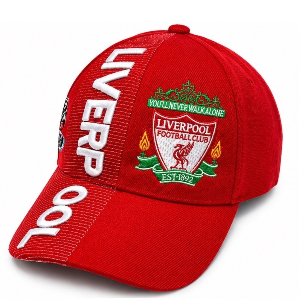 Liverpool FC Barclays Premier League Red Embroidered Soccer Football Hat OSFA